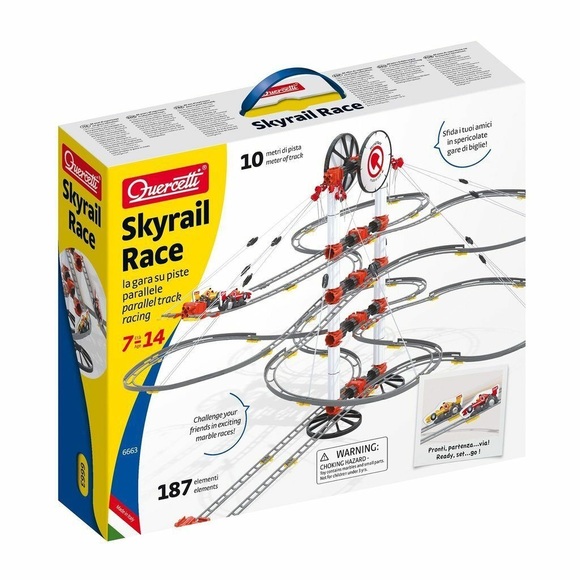 NIB Quercetti Marble Run Skyrail Race, made in Italy - Picture 1 of 9